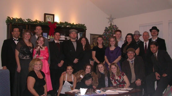 The Night before Christmas – group shot 
								– Larry Weixel